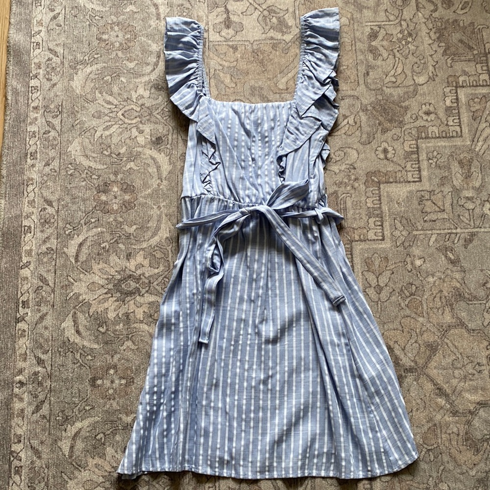 Linen blend dress